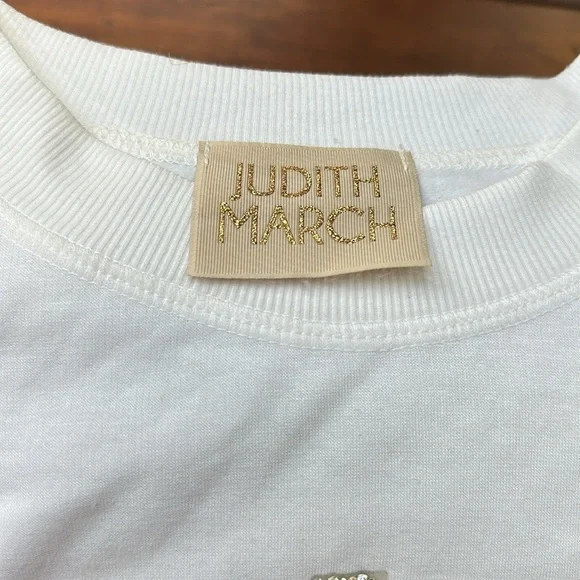 Judith March “Bride” long sleeve shirt sweatshirt with balloon sleeves - Picture 3 of 4